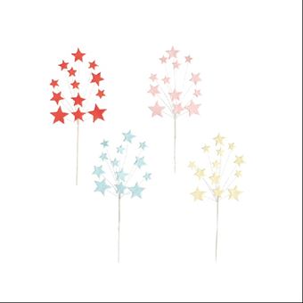 Picture of SUGAR STARS SPRAY CAKE TOPPER